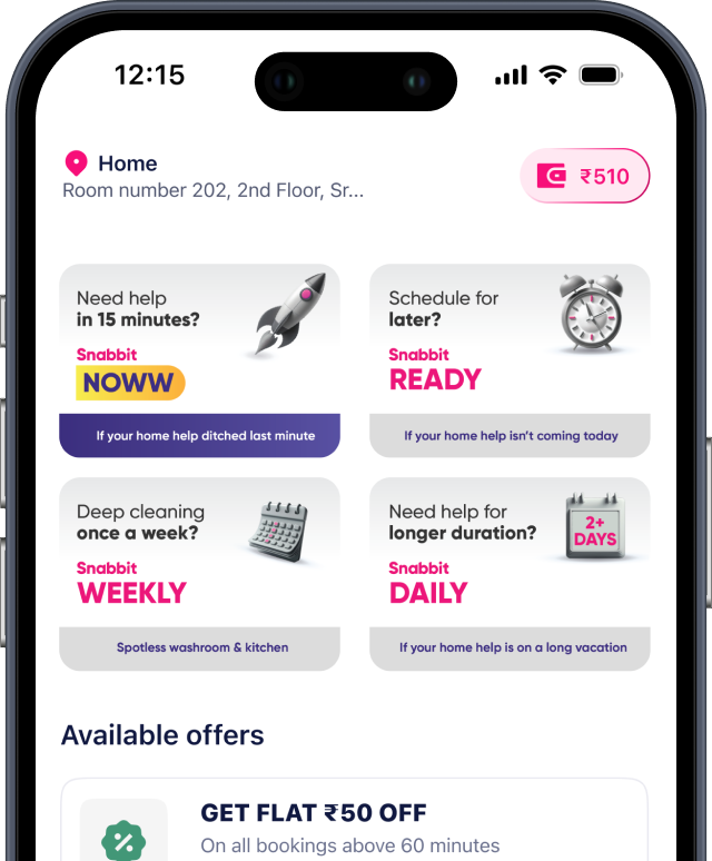 Customer app screenshot 1